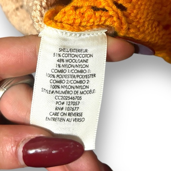 Alice + Olivia Kitty Puff Sleeve Eyelet Bow Accent Sweater Cardigan XS Rainbow - Picture 10 of 12